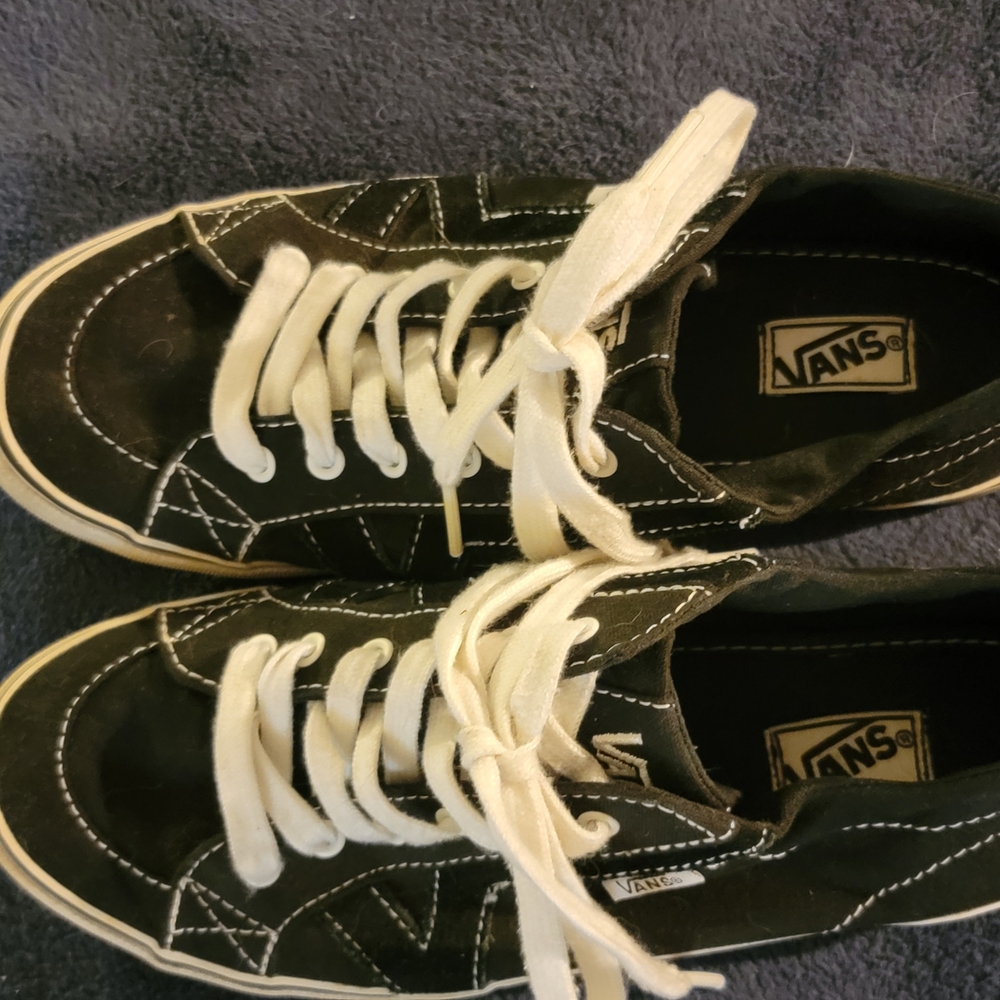 Vans Black and White Sneakers
